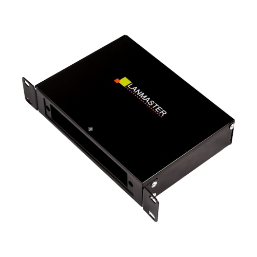 Universal 10" optical enclosure for adapter faceplate, can be mount on wall, in a cabinet, on a DIN rail